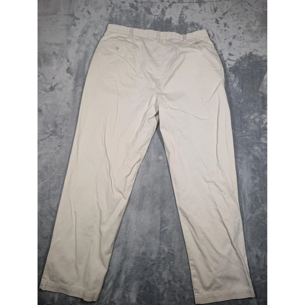 Polo Ralph Lauren Pants Mens 38x32 (35x31) Beige Andrew Pleated Chino Classic
